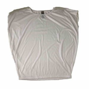 Go Couture Small White Sleeveless Tee